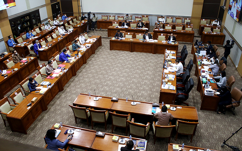 Rapat Dengar Pendapat Komisi III DPR RI. (Law-Justice/Robinsar Nainggolan)