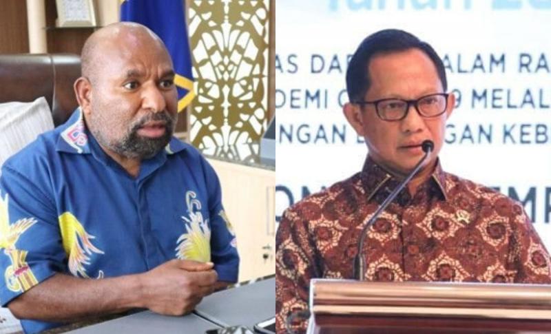 Gubernur Papua Lukas Enembe akan gugat Mendagri tito Karnavian (pikiran rakyat)