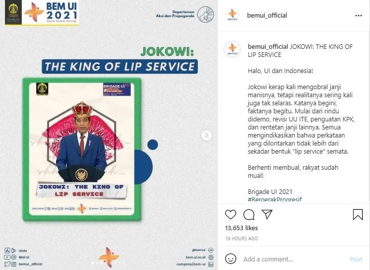Akun BEM UI (Net)