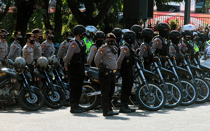 Jaga Aksi PA 212 & Demo Tolak BBM Lain, Polisi Kerahkan 6.142 Personel. Robinsar Nainggolan