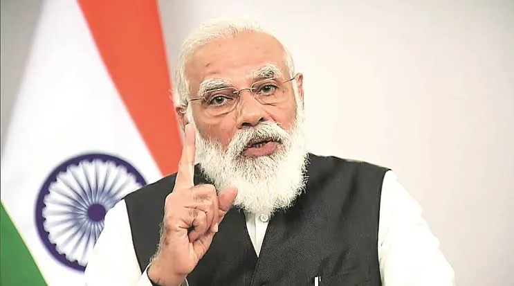 PM India Narendra Modi. (Foto: Indian Express).