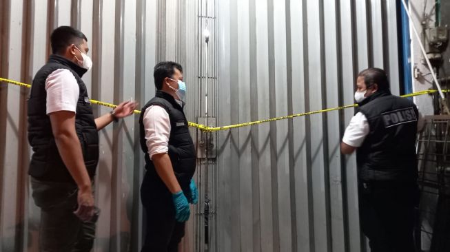 Gudang di Kalideres digrebek Polisi (Ist)