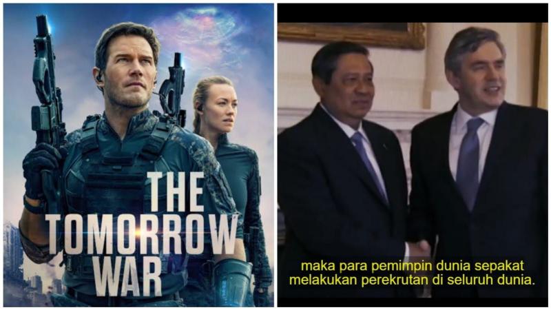 SBY muncul di Scene Film The Tommorow War (Pikiran Rakyat)