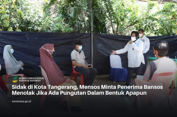 Mensos Sebut Penyelewengan Bansos Terparah di Kota Tangerang