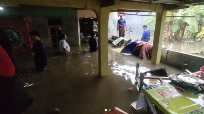 Banjir di Bogor usai dua hari diguyur hujan (Net)