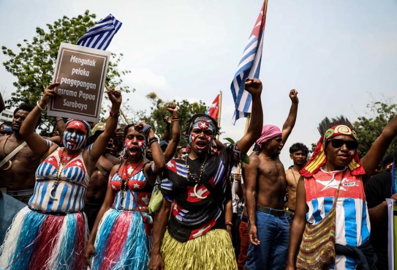 Ilustrasi aksi mahasiswa Papua. (Kompas.com)