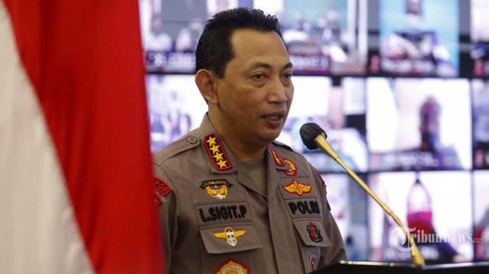 Kapolri Listyo Sigit Prabowo lantik 26 Perwira Polisi Hari ini (10/8/2021) (tribun)