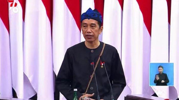 Presiden Jokowi  (tribun).