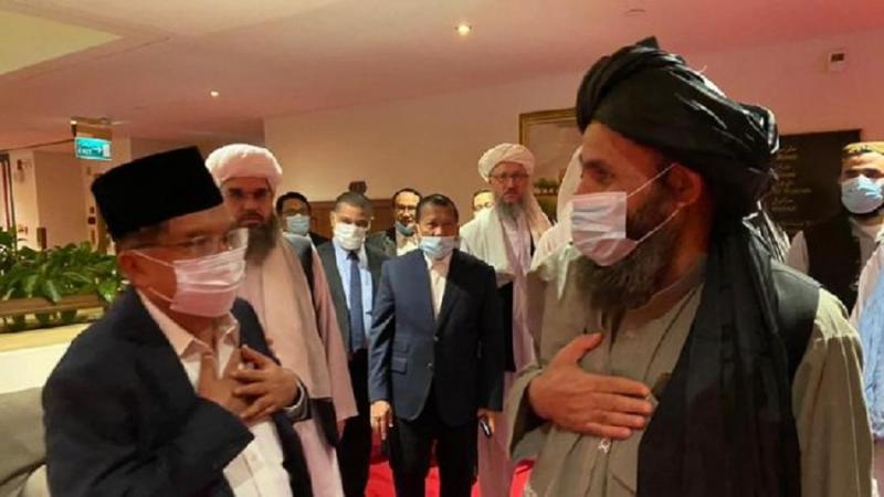 Mantan Wapres RI, Jusuf Kalla (JK), menyatakan bahwa Taliban menjamin tak akan mengusik keamanan KBRI di Kabul, Afghanistan. (Dok. Istimewa)