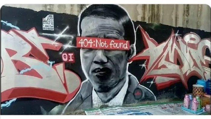 Mural kritik terhadap Presiden Jokowi yang beberapa waktu lalu sempat viral (Foto: Istimewa)
