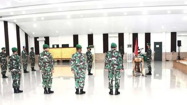 3 Pamen TNI AD menjalani persidangan di Markas Kodam Jaya. Photo : Pendam Jaya/Jayakarta.