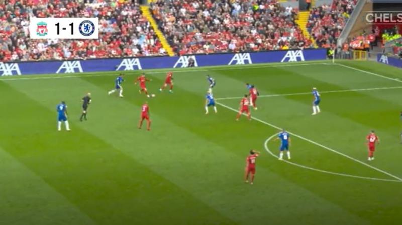 Laga Liverpool vs Chelsea yang berakhir imbang 1-1