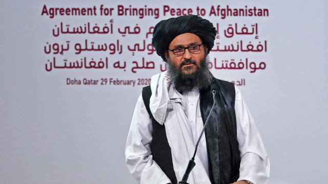 Pendiri Taliban, Mullah Abdul Ghani Baradar. (Karim Jaafar/AFP)