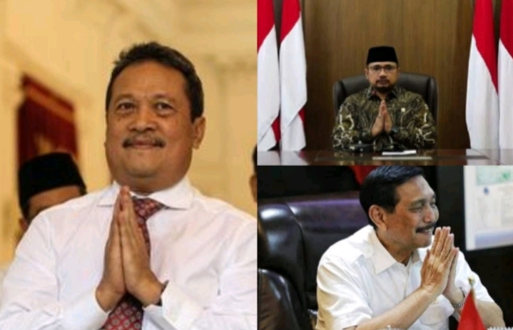 Kolase Menteri Jokowi. (Foto: Diolah Law-Justice).