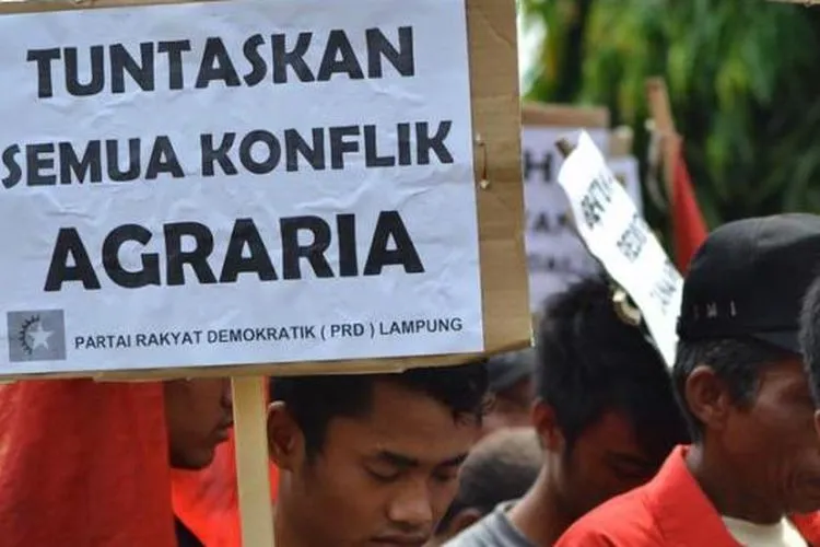 Protes penuntasan konflik agraria (Net)