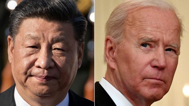 Xi Jinping dan Joe Biden (AFP)