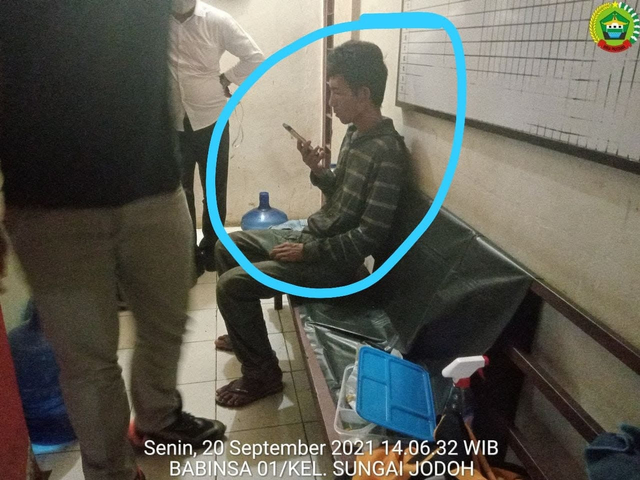 Pelaku penusukan Ustaz Chaniago di Batam usai di tangkap Polisi (Net)