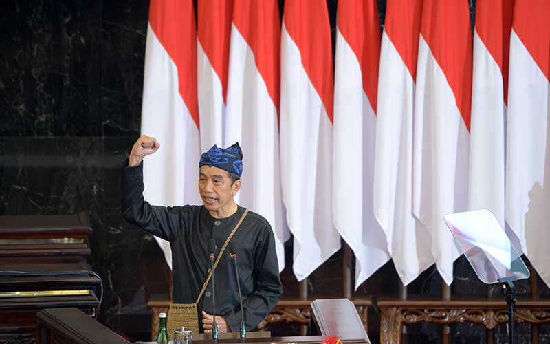 Survei Indikator: 58.1  Tingkat Kepuasan Kinerja Jokowi Menurun 