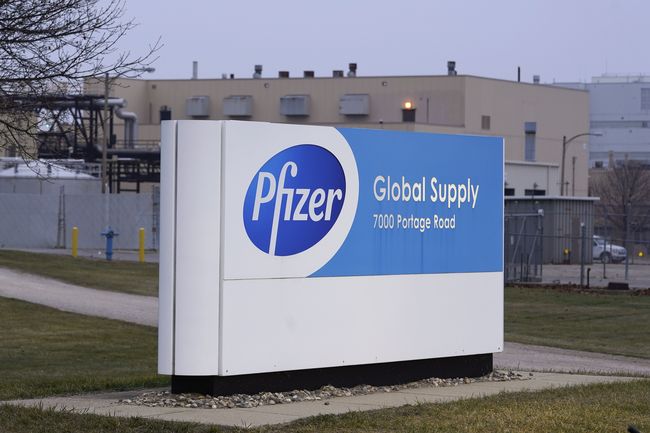 Perusahaan farmasi Pfizer Inc (Net)