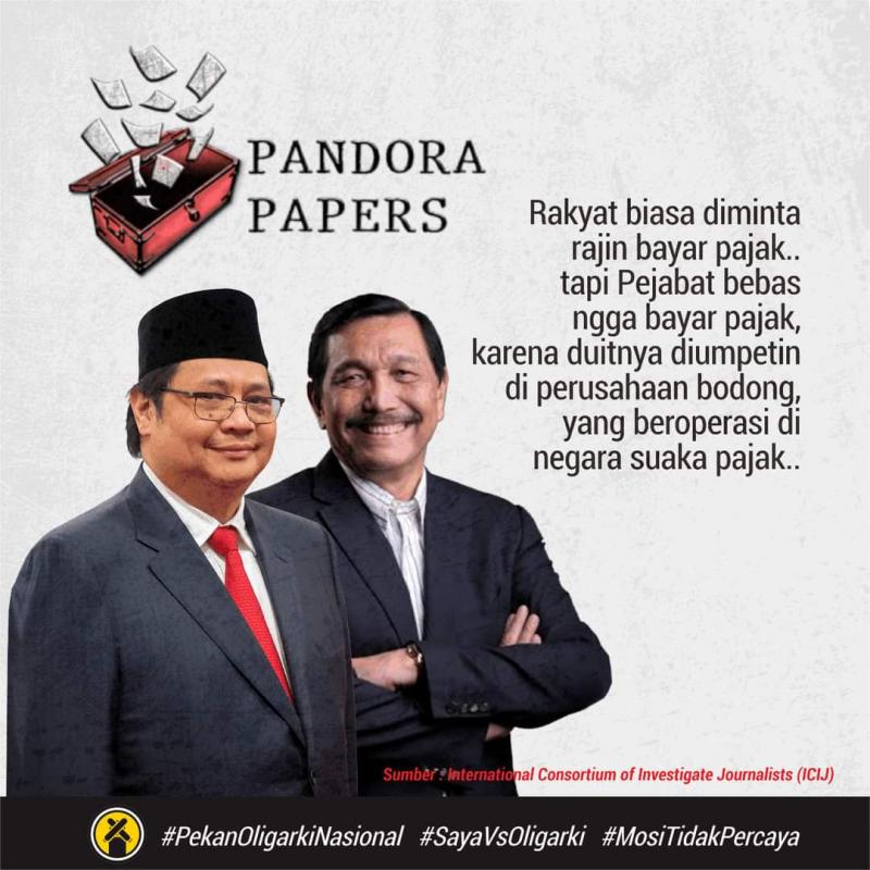 Nama Luhut dan Airlangga ada dalam skandal Pandora Papers (Net)