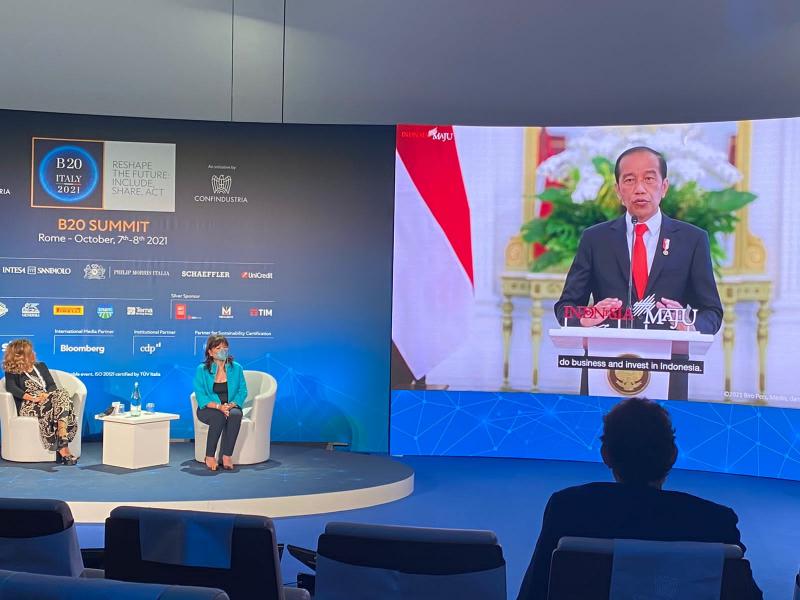 Presiden Joko Widodo hadir di B20 Summit (Ist)