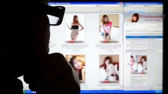 Ilustrasi pelacuran online Michat (Tribun)