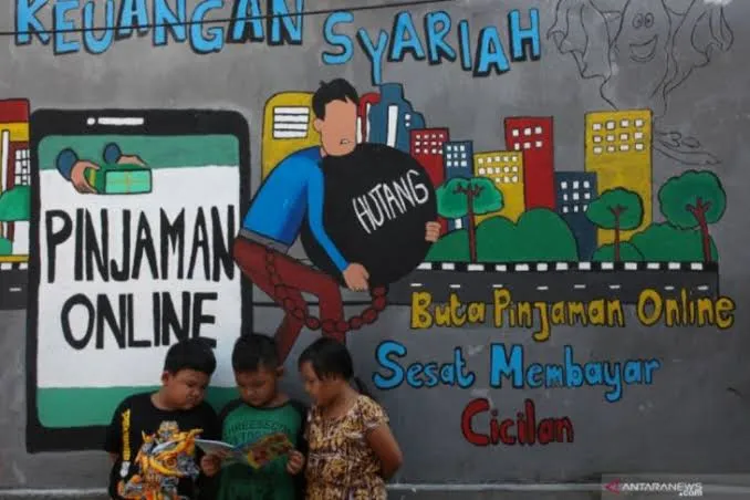 Ilustrasi Pinjaman Online (Pinjol). (Antara).