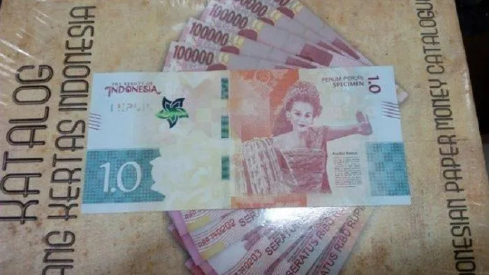 Uang Kertas Pecahan Rp1 Juta Bikin Heboh, BI Pastikan Itu Hoaks. (Tribun).