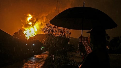 Kebakaran Kilang Pertamina di Cilacap (Foto: Antara)