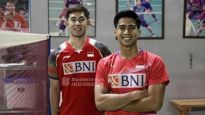 Ganda putra Indonesia Sabar Karyaman Gutama/Moh Reza Pahlevi Isfahani  (Dok.Humas PBSI)