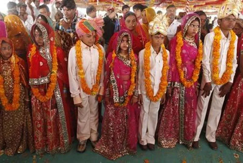 Tradisi pernikahan anak di India (Reuters)