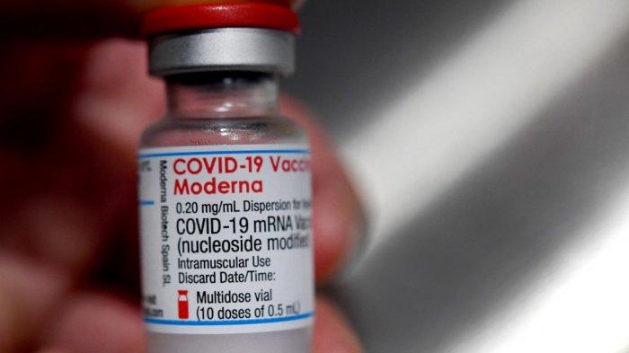 Ilustrasi vaksin moderna Covid-19. (AFP)