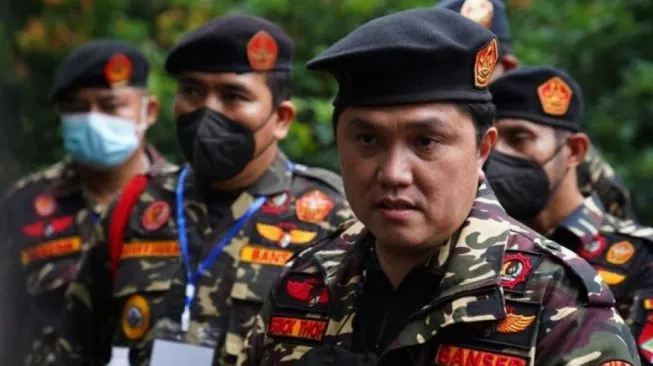 Menteri BUMN Erick Thohir jadi anggota kehormatan Banser (Dok.Humas Men.BUMN)