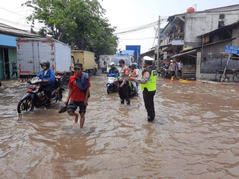 Banjir Rob di Sunda Kelapa, Jakarta Utara (Net)