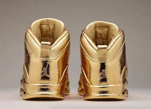 Solid Gold OVO x Air Jordans (Sneakersnews)