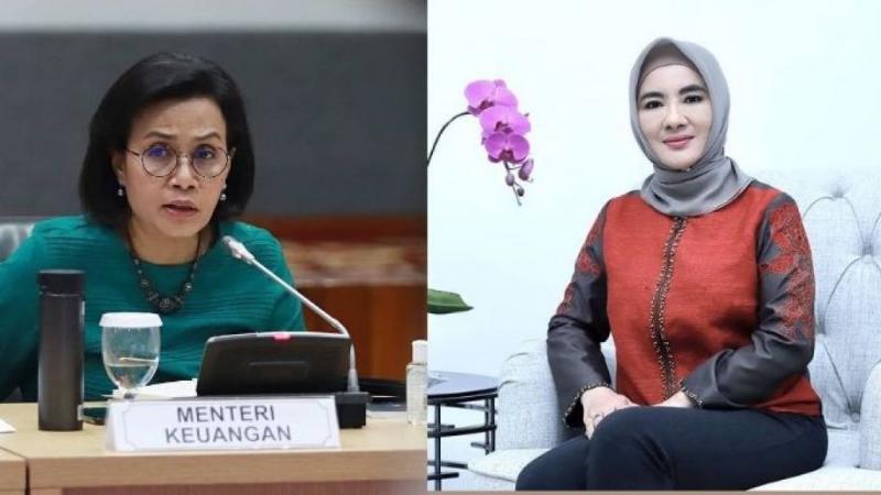 Menteri Keuangan Sri Mulyani Indrawati dan Direktur Utama PT Pertamina (Persero) Nicke Widyawati (Net)