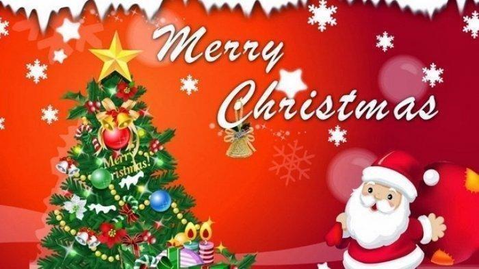 Ucapan selamat natal dan tahun baru (Tribunnews)
