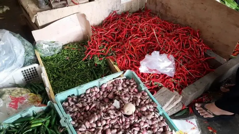 Harga Cabai dan telur meroket. (Istimewa).