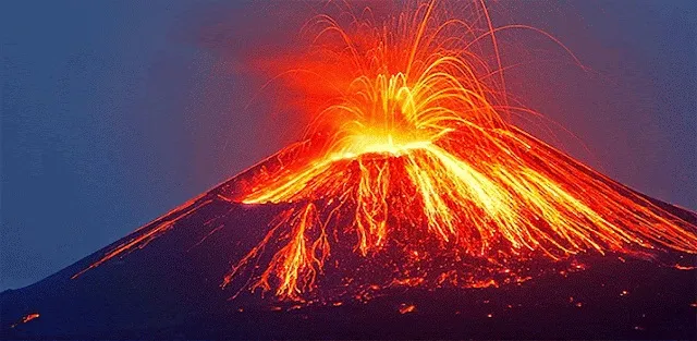 Bencana Alam Gunung Meletus, Foto bahasaindonesiasmait.com