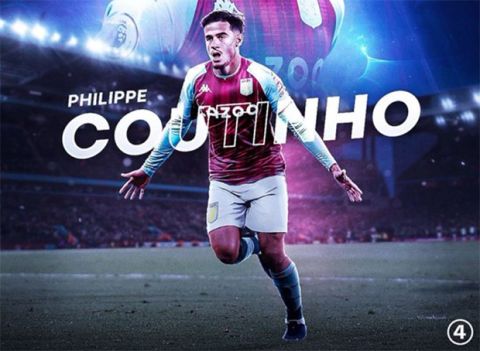 Philippe Coutinho Gabung Aston Villa (Foto: 433)