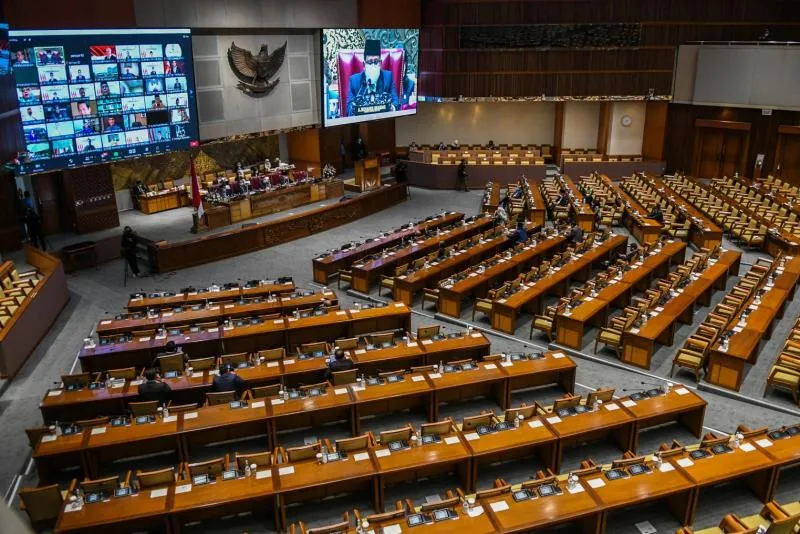 Sidang Paripurna RUU IKN di Gedung DPR RI (Parlementaria)