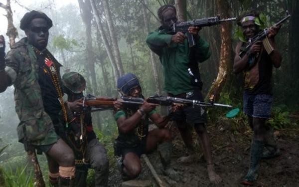 KKB di Papua yang telah dinyatakan sebagai kelompok teroris. Foto: Ist/iNews