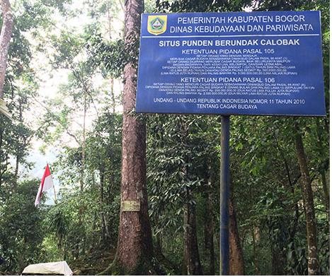 Situs Punden Berundak Calobak di Kabupaten Bogor (dok. serambinews.com)