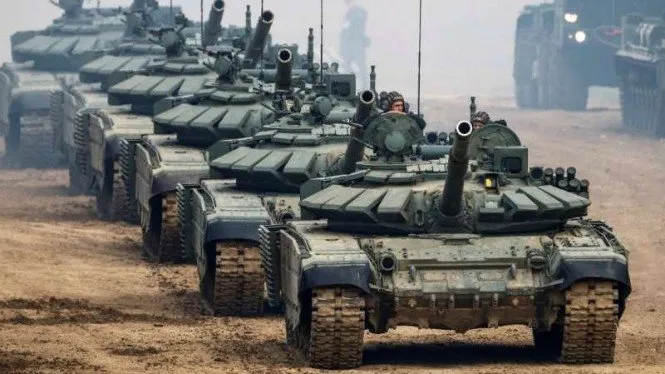 Tank Rusia mulai bergerak serang Ukraina (viva)