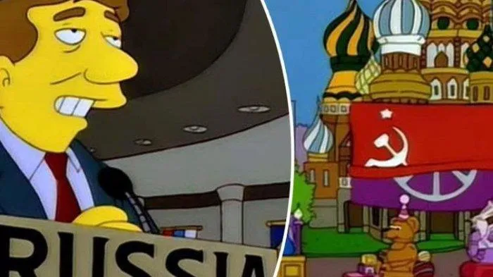 Viral Kartun The Simpson Ramalkan Perang Rusia-Ukraina 24 Tahun Lalu. (20th Century Fox).