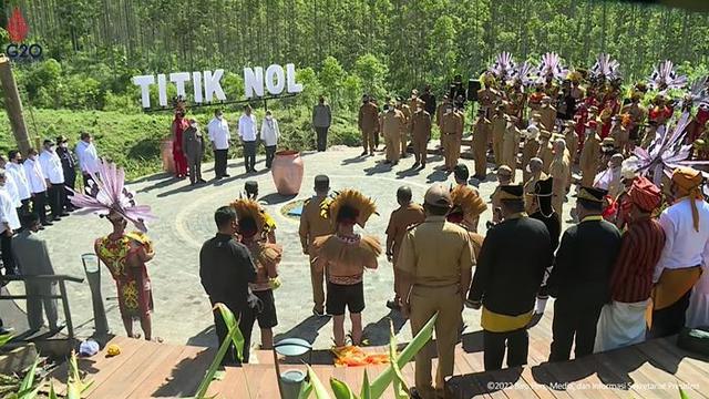 Ritual Titik Nol IKN Nusantara (Dok.Setpres)