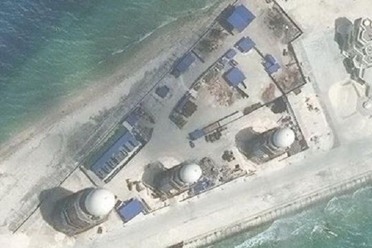 Pangkalan militer china di Laut China Selatan (Reuters)