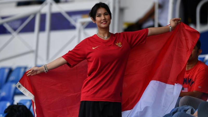 Miyabi mendukung timnas Indonesia di Sea Games 2019 lalu (Net)