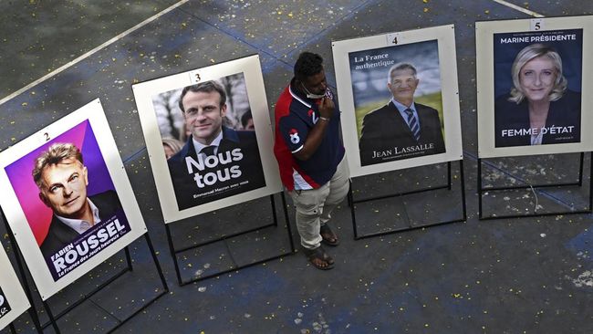 Kandidat presiden di Pemilu Prancis 2022 (AFP)