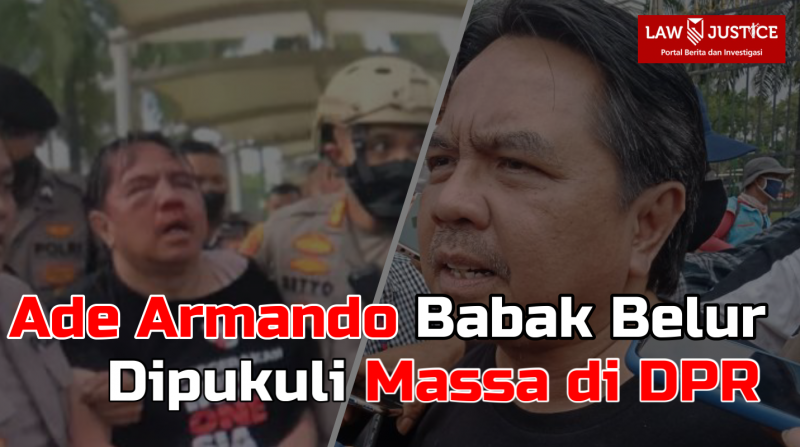 Ade Armando Babak Belur Dipukuli Massa di DPR . (Law -Justice)